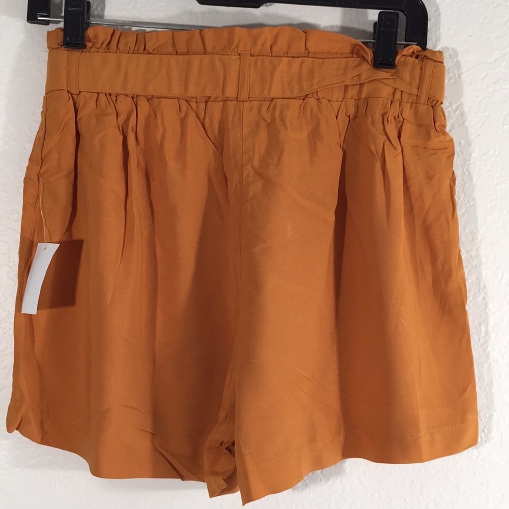 Charlotte Russe Rayon Shorts Brown Pull On NWT - Picture 4 of 5